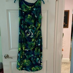 Rough Lauren printed floral dress size 12
